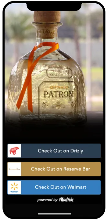 PATRÓN TEQUILA BECOMES FIRST SPIRITS BRAND TO BE SHOPPABLE VIA INSTAGRAM STORIES THROUGH MIKMAK PARTNERSHIP 