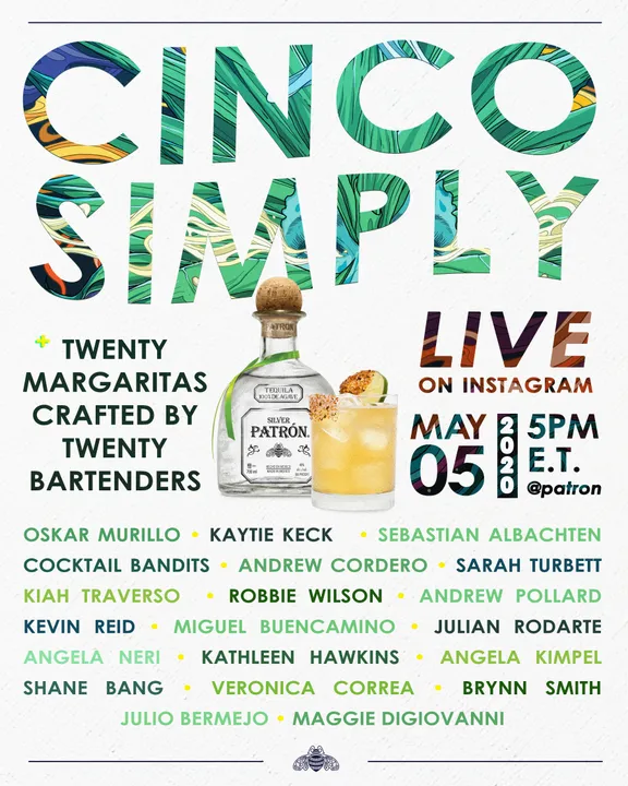 PATRÓN TEQUILA OPENS THE VIRTUAL BAR TO CELEBRATE CINCO DE MAYO