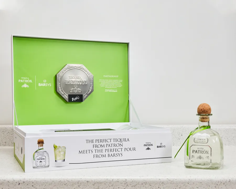 PATRÓN TEQUILA HELPS MARGARITA LOVERS PERFECT THEIR AT-HOME BARTENDING SKILLS WITH THE PATRÓN MARGARITA SMART COASTER BY BARSYS 