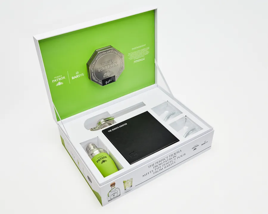 PATRÓN TEQUILA HELPS MARGARITA LOVERS PERFECT THEIR AT-HOME BARTENDING SKILLS WITH THE PATRÓN MARGARITA SMART COASTER BY BARSYS 
