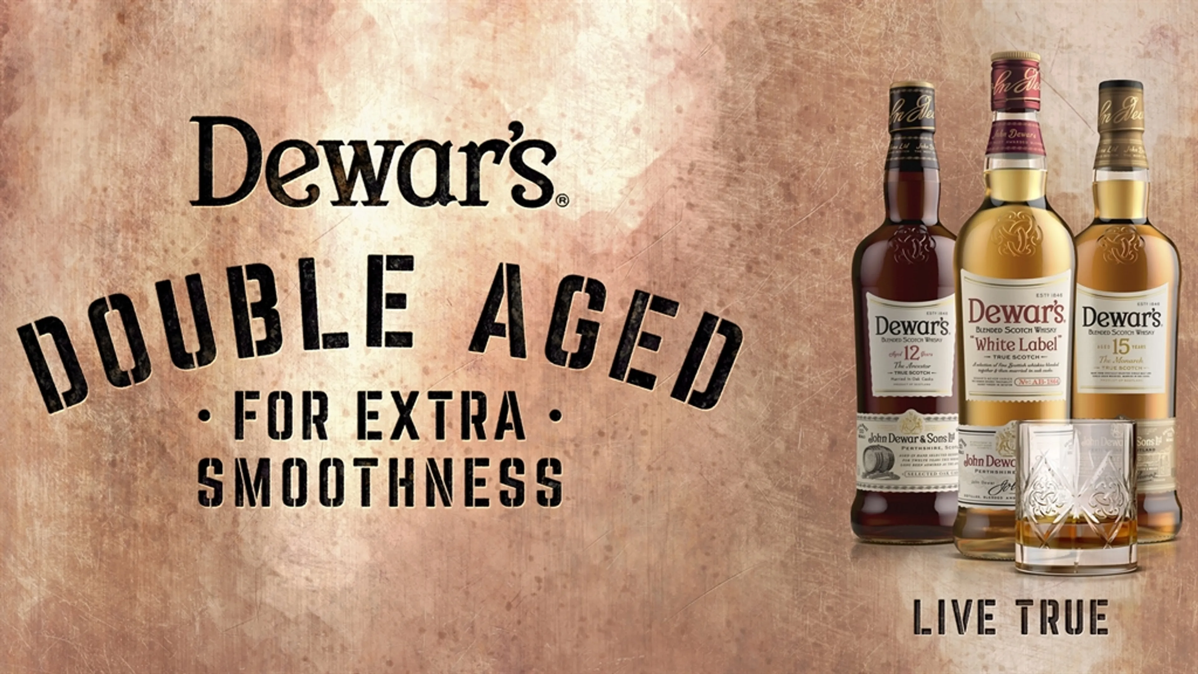 DEWAR'S BLENDED SCOTCH WHISKY® Doubles Down on its 'Live True' Anthem with $15M Global Advertising and Marketing Campaign