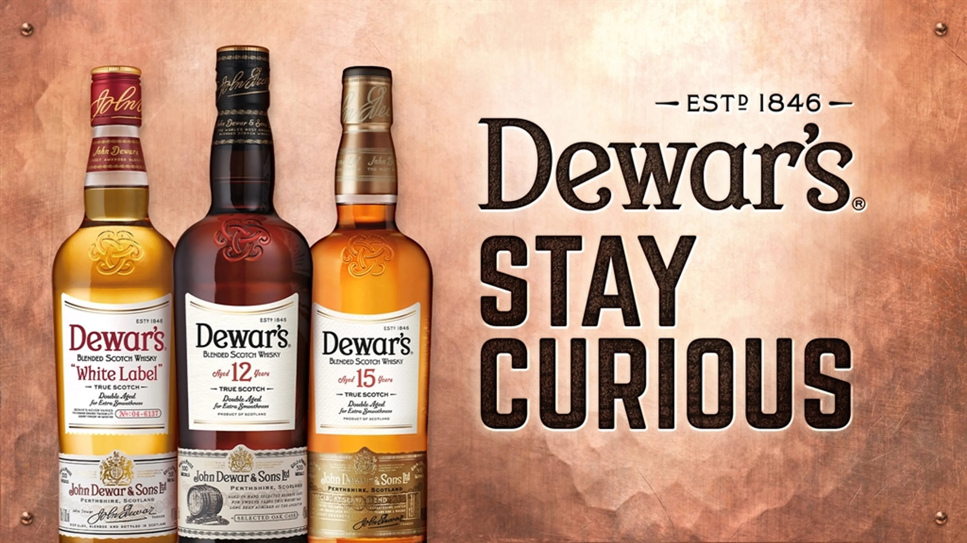 DEWAR'S BLENDED SCOTCH WHISKY Stay Curious Launch