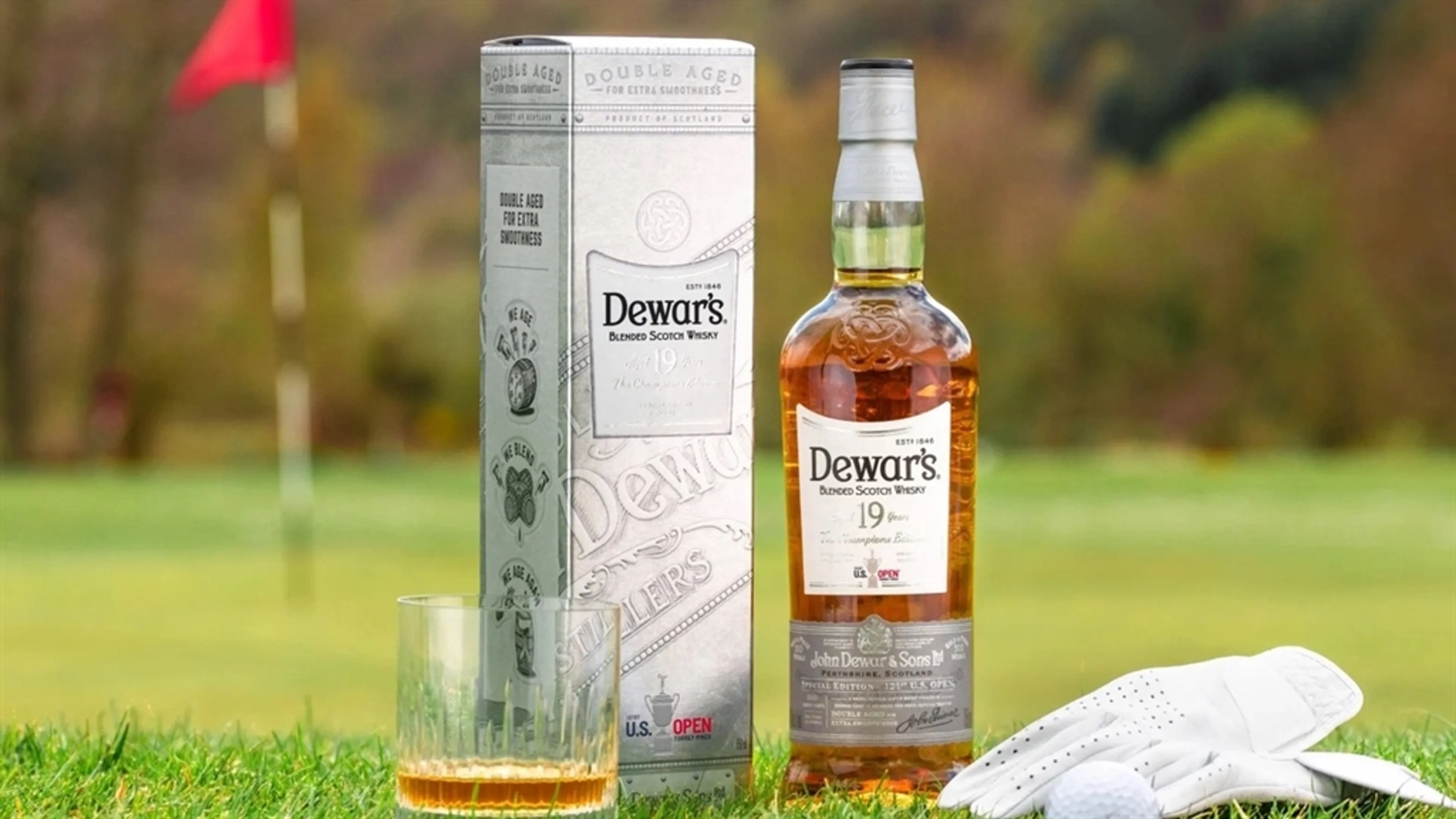 DEWAR'S® Launches 19 Year Old "The Champions" Edition Commemorative Bottle for 2021 U.S. Open®