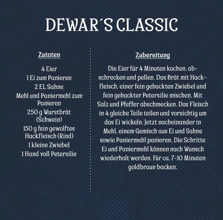 DEWAR'S SCOTCH EGG CLUB ALTONALE HAMBURG