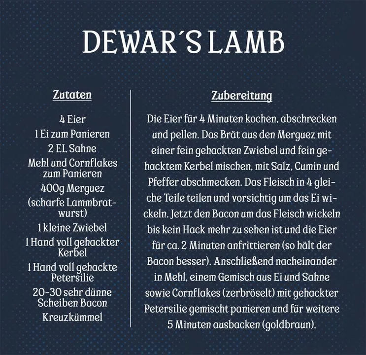 DEWAR'S SCOTCH EGG CLUB ALTONALE HAMBURG