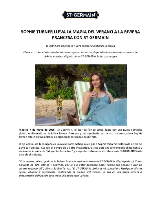 NDP_SOPHIE TURNER LLEVA LA MAGIA DEL VERANO A LA RIVIERA FRANCESA CON ST-GERMAIN.docx.pdf