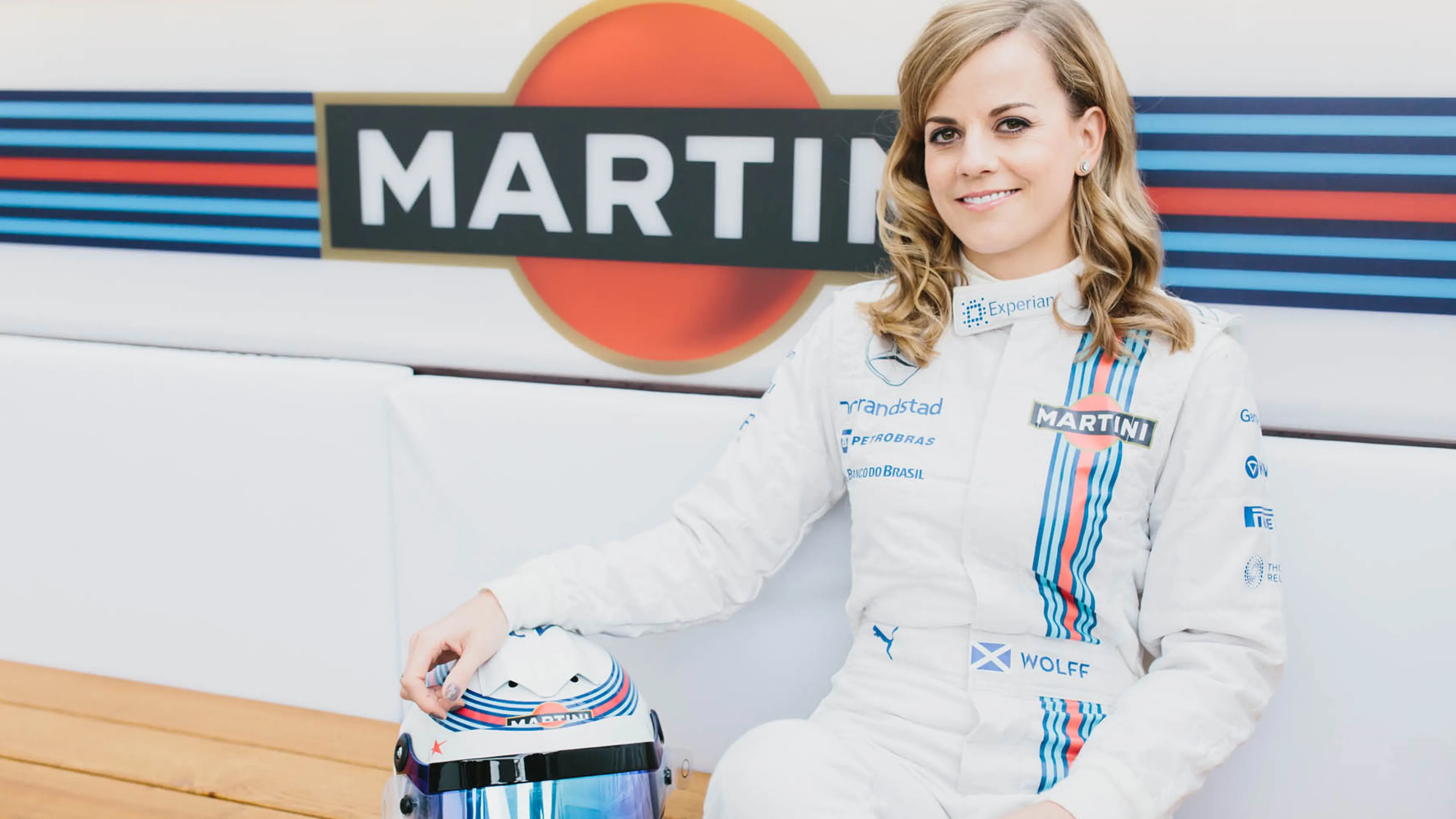 Susie Wolff, Williams MARTINI Racing Development Driver, at the MARTINI Terrazza in Vienna, Austria