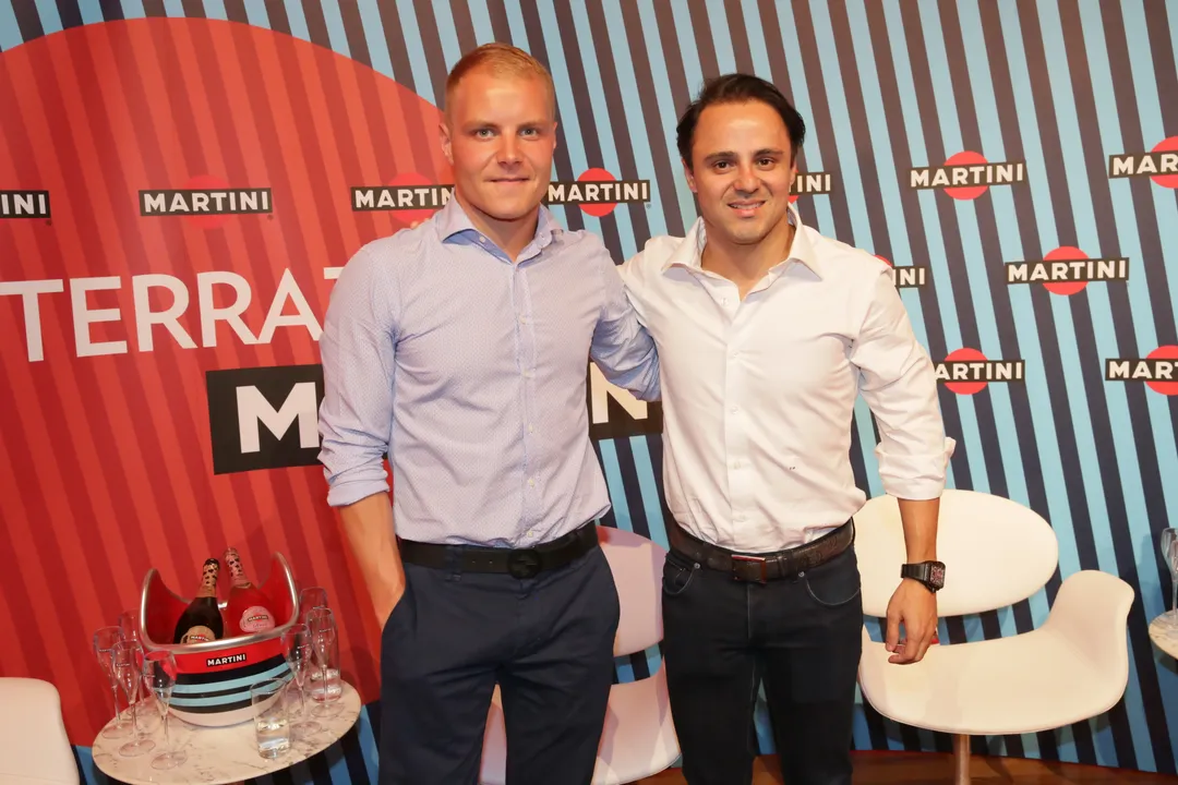 TERRAZZA MARTINI AT CASA FARES (SAO PAOLO) WELCOMES WILLIAMS MARTINI RACING DRIVERS FELIPE MASSA AND VALTTERI BOTTAS