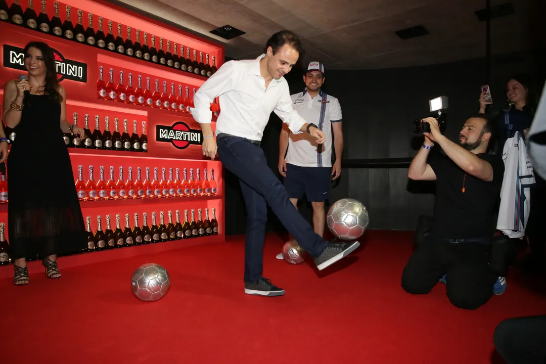 TERRAZZA MARTINI AT CASA FARES (SAO PAOLO) WELCOMES WILLIAMS MARTINI RACING DRIVERS FELIPE MASSA AND VALTTERI BOTTAS