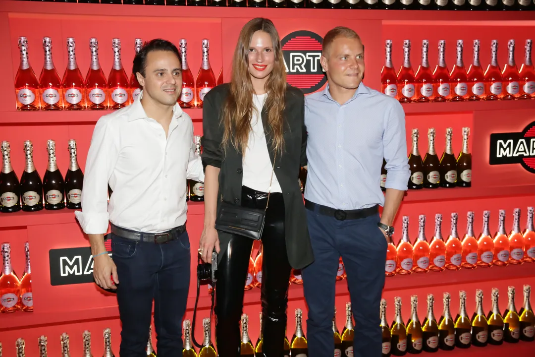 TERRAZZA MARTINI AT CASA FARES (SAO PAOLO) WELCOMES WILLIAMS MARTINI RACING DRIVERS FELIPE MASSA AND VALTTERI BOTTAS