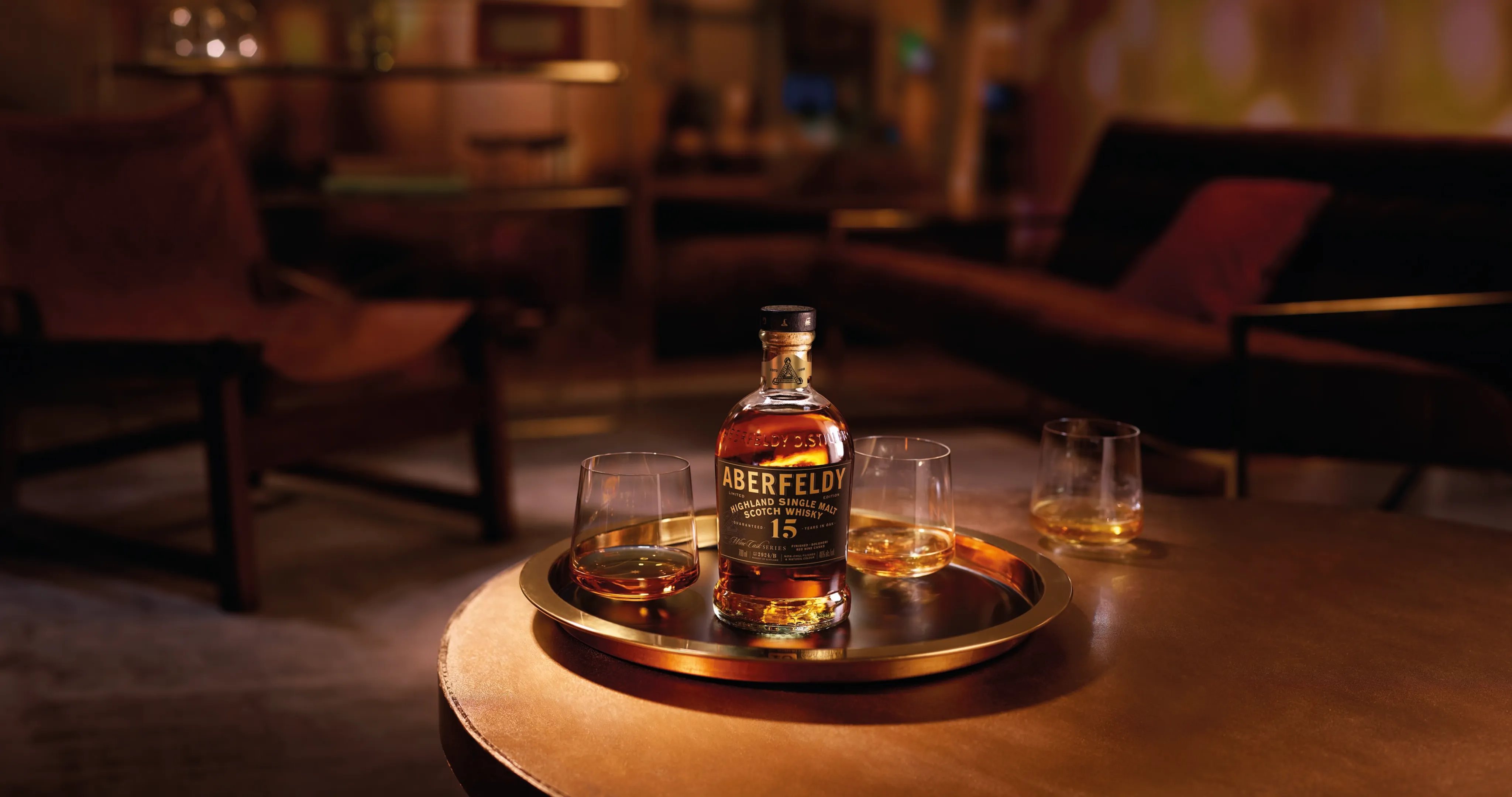 Aberfeldy© Single Malt Scotch Whisky Debuts 15 Year Old Bolgheri Red Wine Cask Finish as the Latest Edition to its Illustrious Wine Casks Series