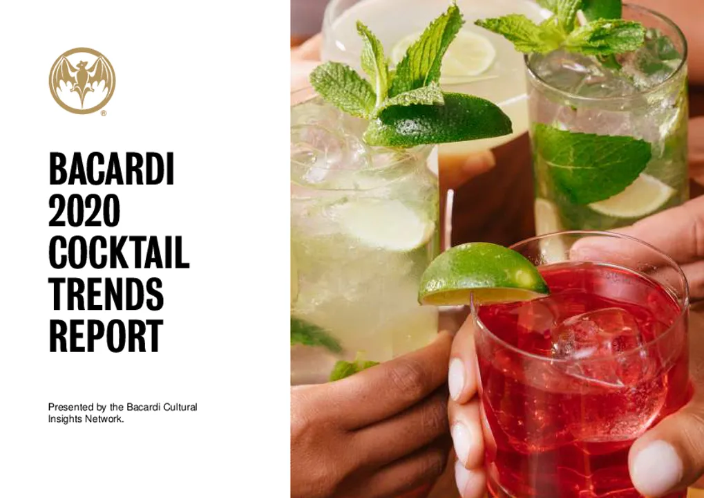 BACARDI GOES BACK TO THE BAR AROUND THE WORLD TO CHAT ABOUT COCKTAILS &amp; CULTURE 