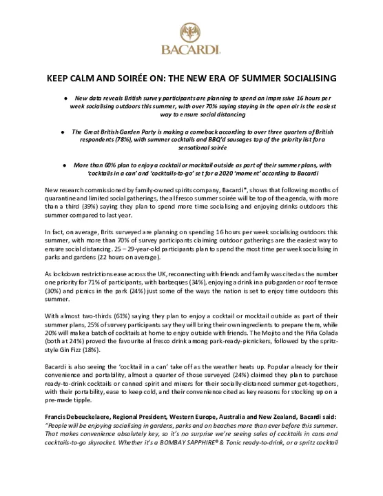 Bacardi Summer Drinks Release [UK] -14.07.20.docx