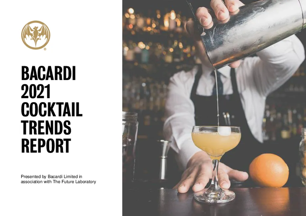 FROM DOMESTIC HEDONISM TO MINDFUL MODERATION, THE BACARDI SURVEY REVEALS SPIRITS TRENDS SPARKED BY CULTURAL SHIFTS LAST YEAR