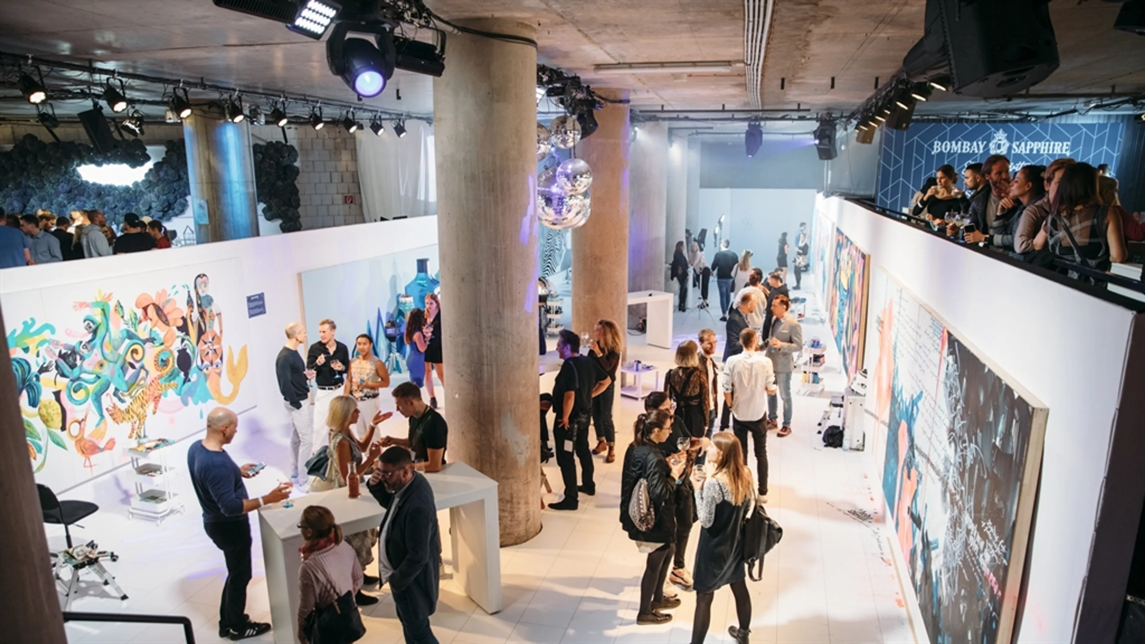 Exclusive Opening Night at Canvas Bar by BOMBAY SAPPHIRE – Stars Celebrate Creativity in Berlin