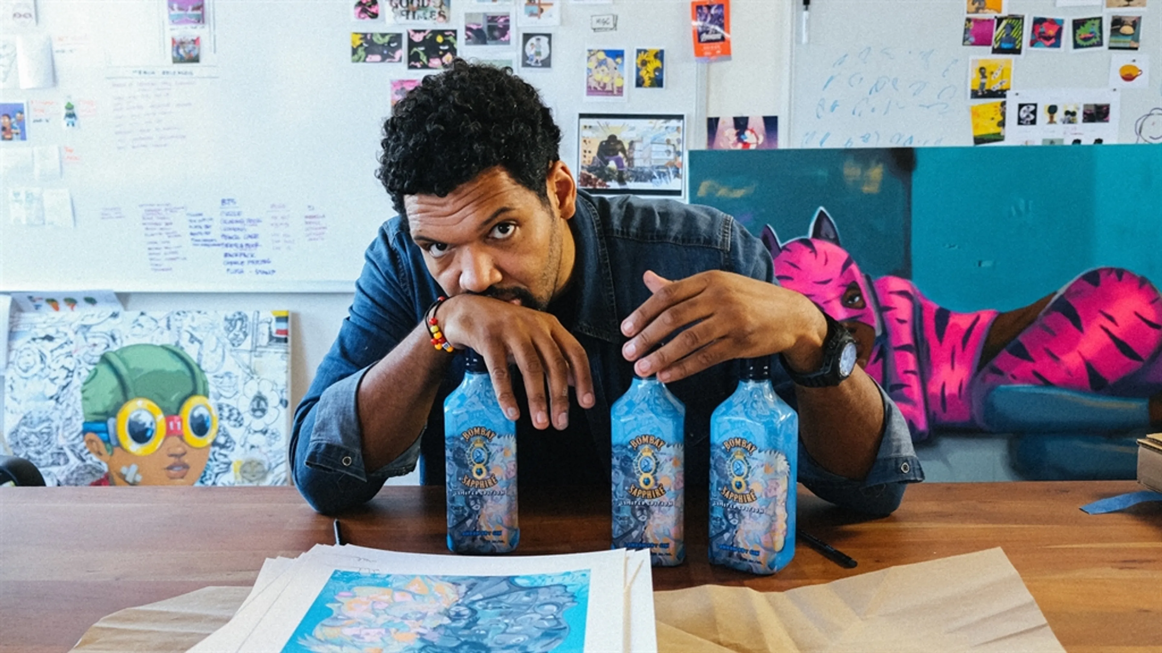 BOMBAY SAPPHIRE® GIN Collaborates with Hebru Brantley to Launch First-Ever Artist Designed Bottle