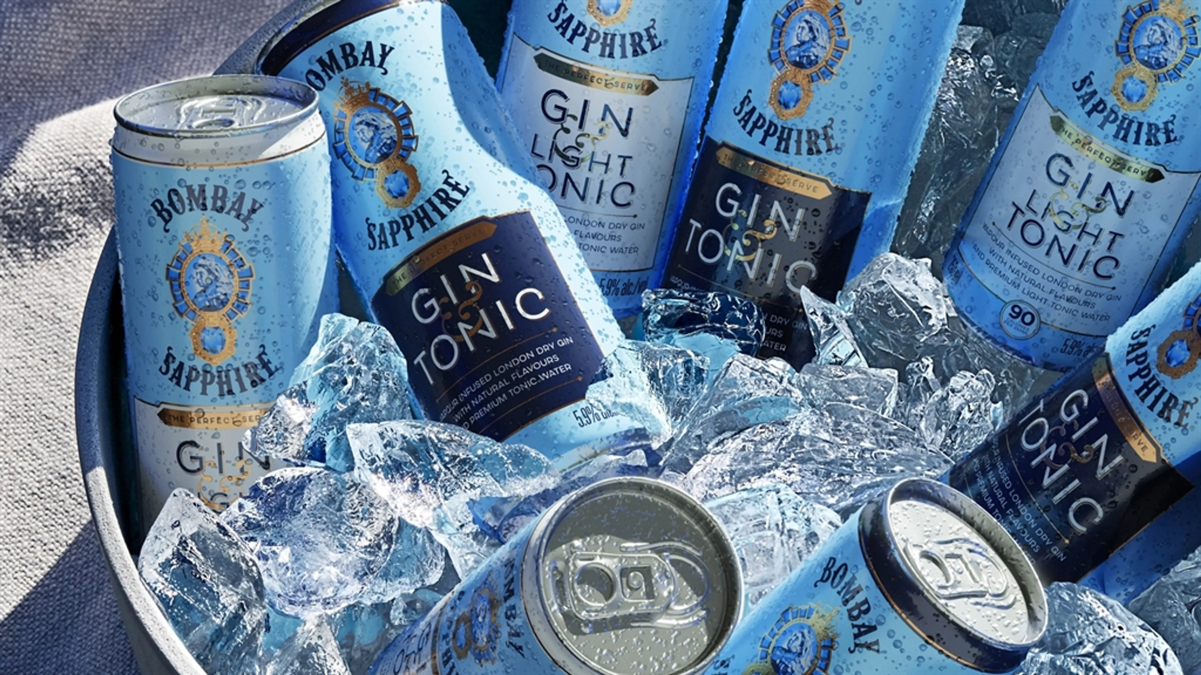 The World's Number One Premium Gin BOMBAY SAPPHIRE Launches Bar Quality Ready-To-Drink Gin &amp; Tonic