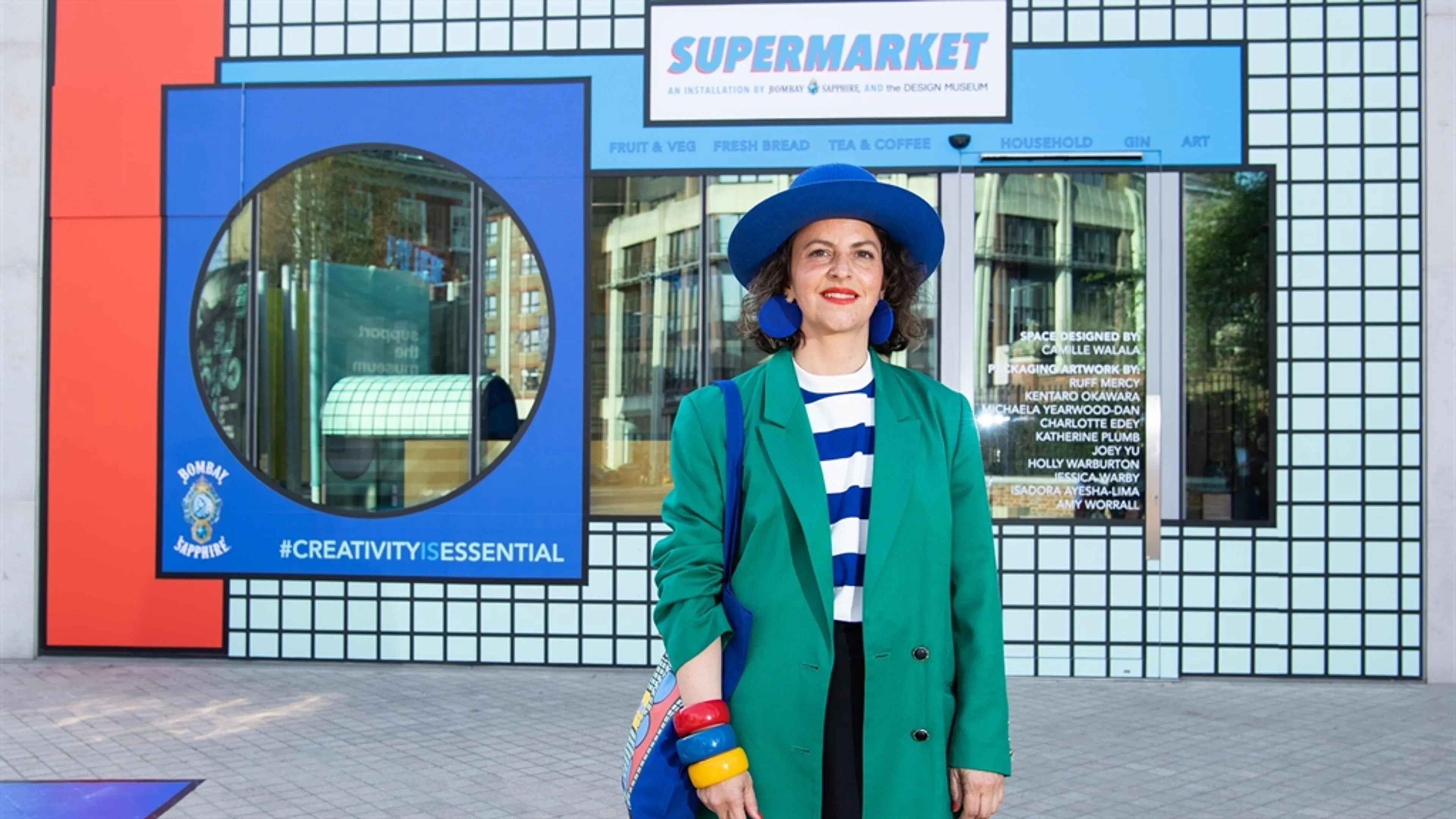 BOMBAY SAPPHIRE® Opens Supermarket at the Design Museum, an Art Installation to Show That Creativity Is Essential