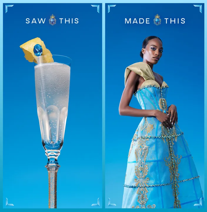 BOMBAY SAPPHIRE® AND CHRISTIAN SIRIANO LAUNCH A FIRST-OF-ITS-KIND COCKTAIL COUTURE COLLECTION FOR THE NEXT EVOLUTION OF THE BRAND’S ‘SAW THIS, MADE THIS’ CREATIVE CAMPAIGN