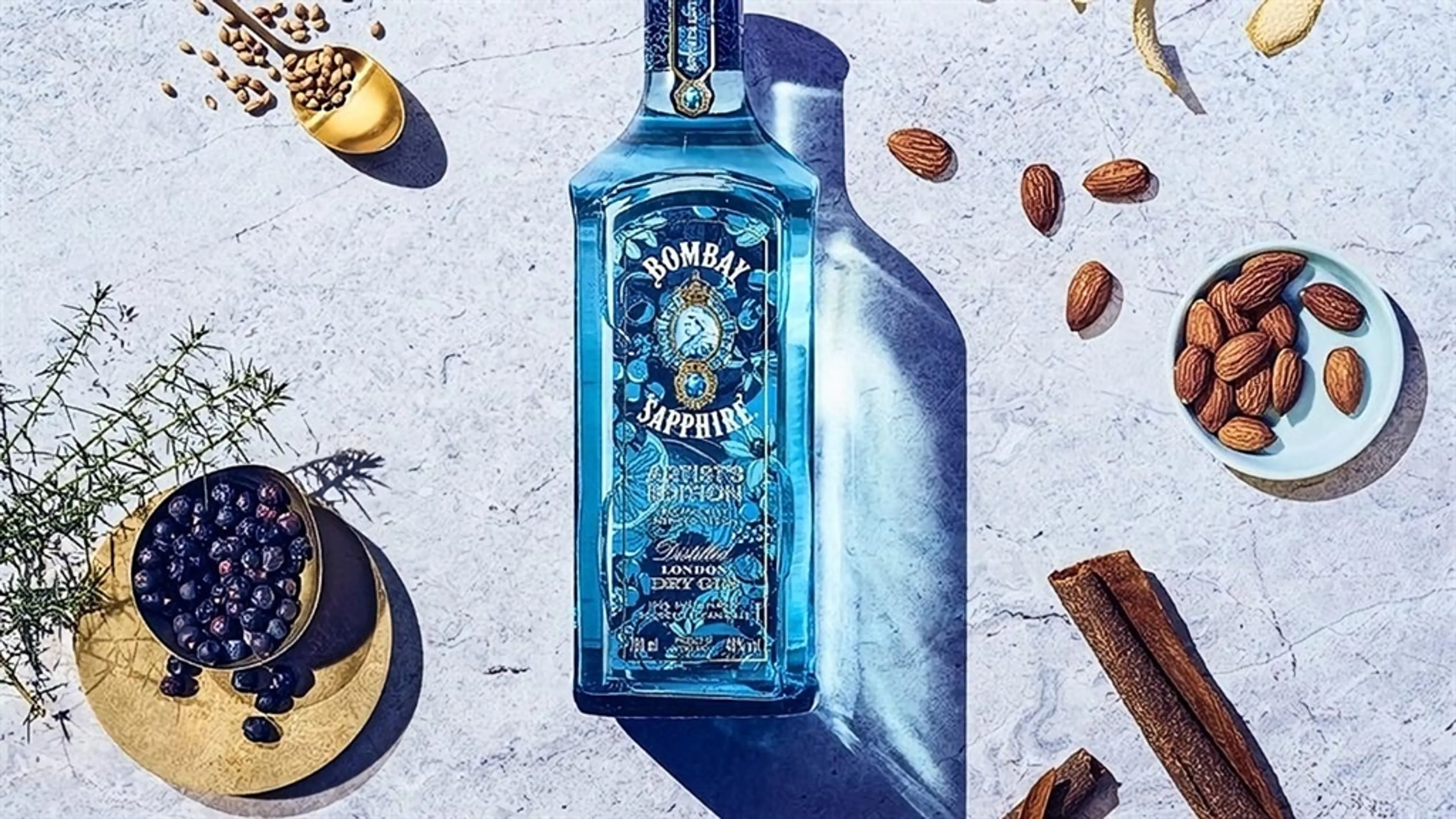 BOMBAY SAPPHIRE® Launches New Limited Edition Botanically Inspired Label, to Celebrate the Brand's 100% Sustainably Sourced Botanicals