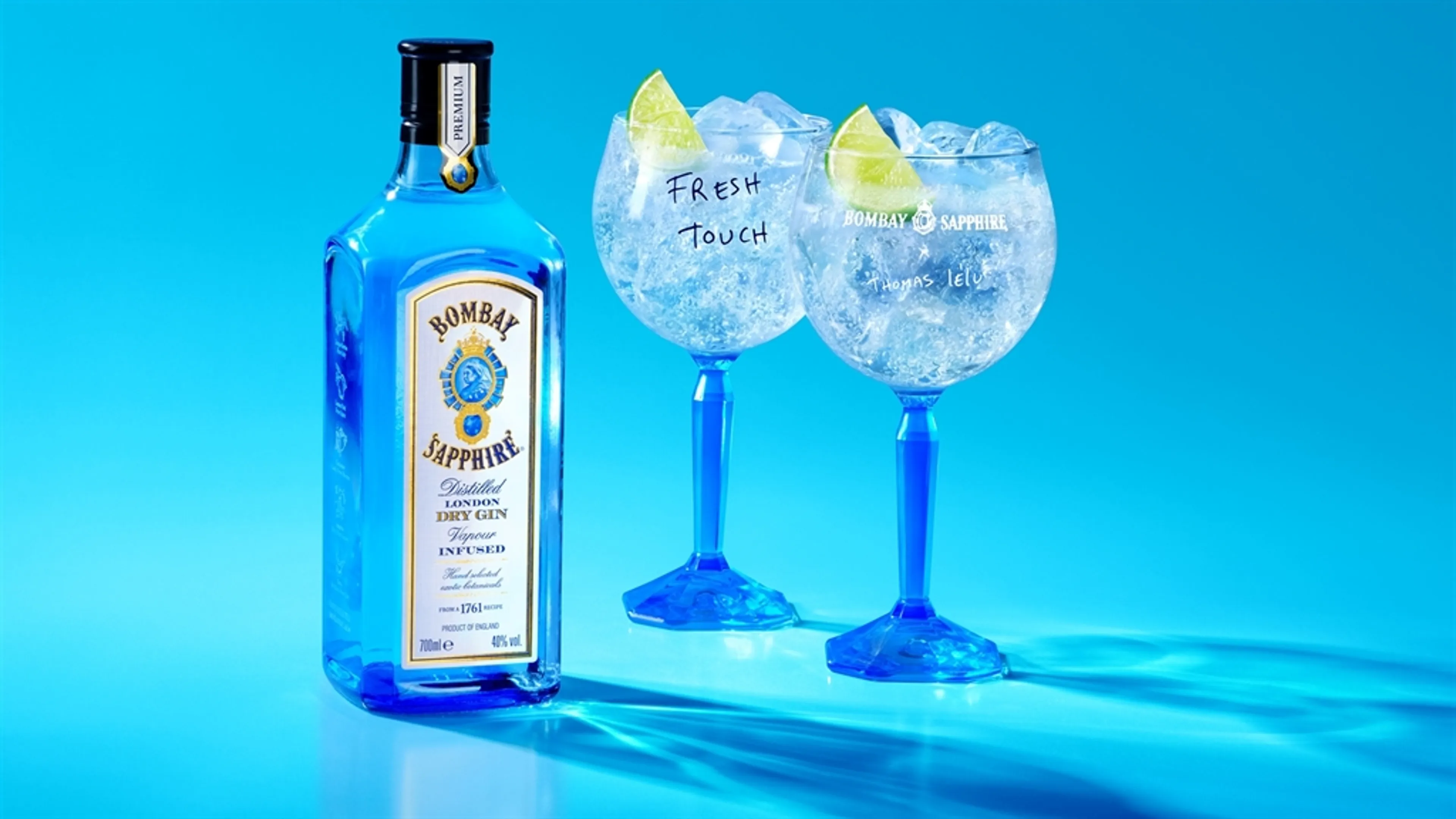 BOMBAY SAPPHIRE Unveils Limited-Edition Glassware Collection with the French Artist Thomas Lélu