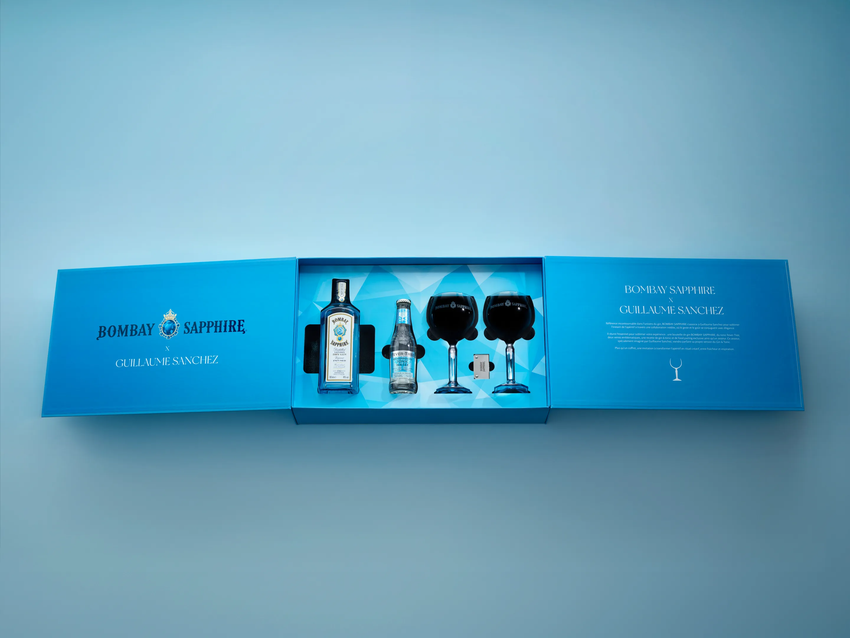 BOMBAY SAPPHIRE Guillaume Sanchez Un Coffret d'Exception pour la Fin d'Année