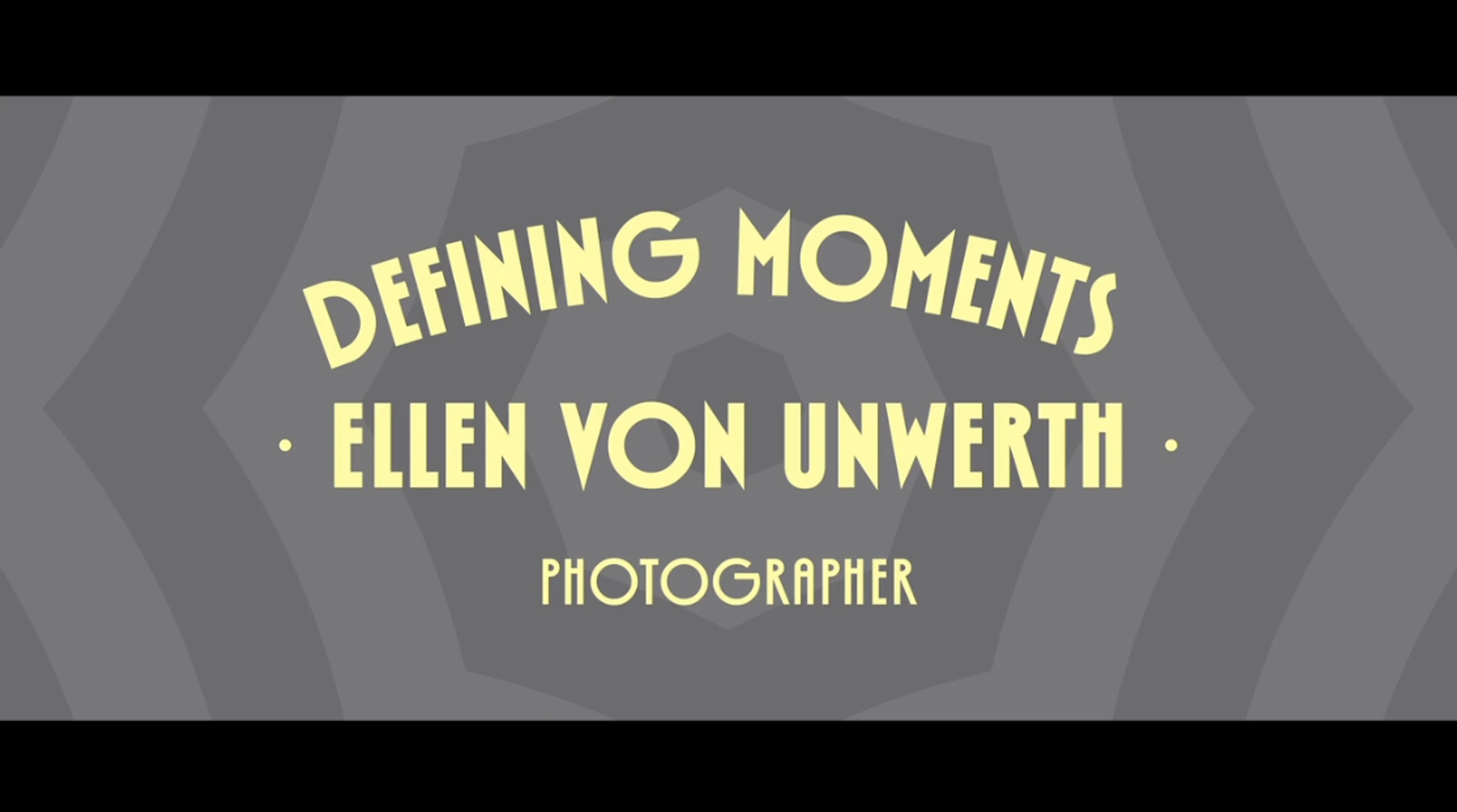 Workshop - Ellen Von Unwerth Profile Video