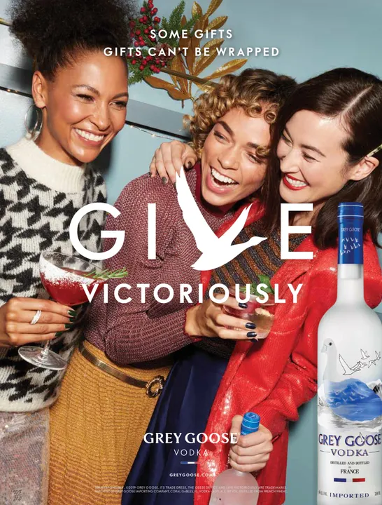 GIVE VICTORIOUSLY WITH GREY GOOSE® VODKA