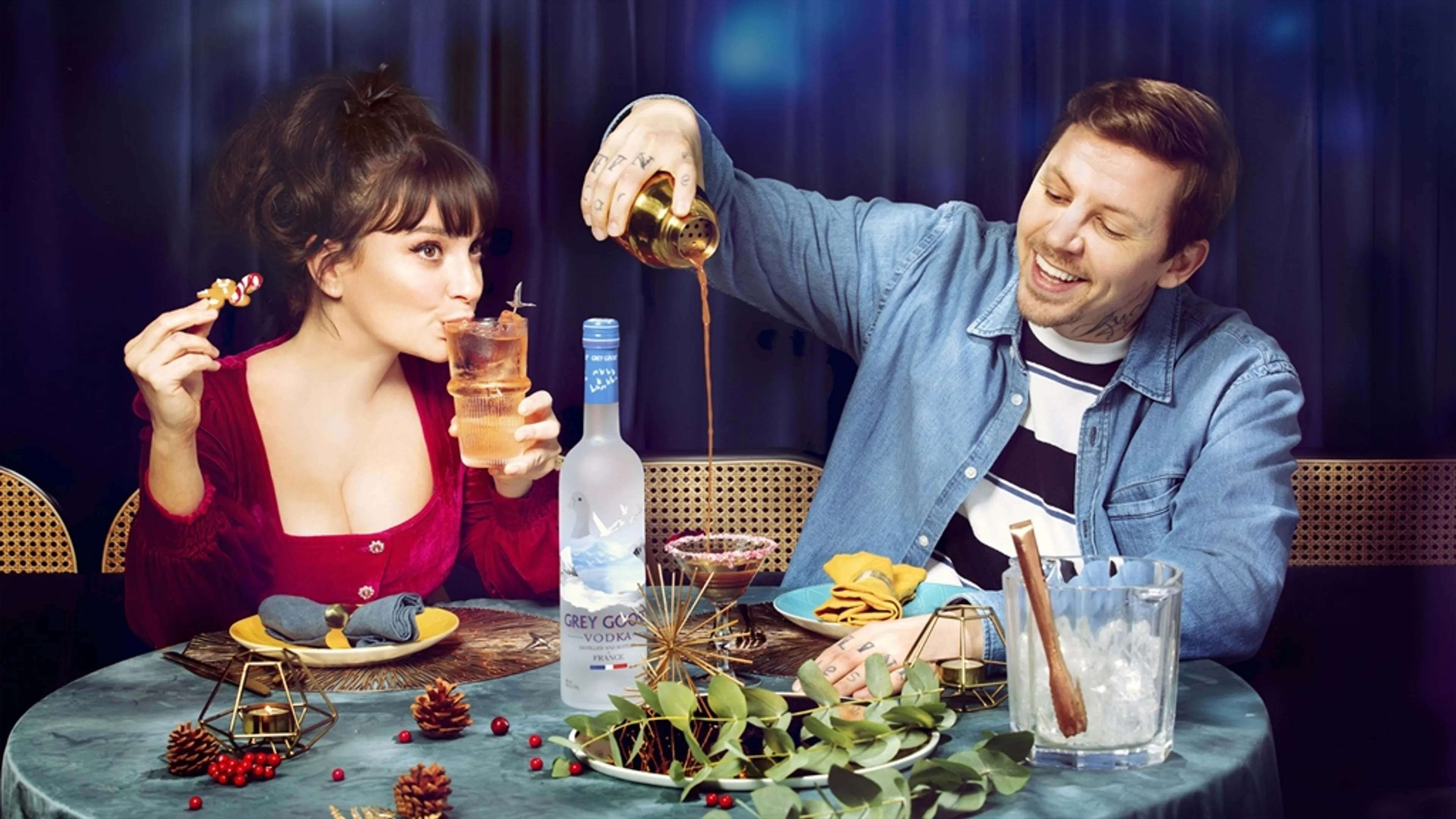 Celebrate with Only the Best This Season: GREY GOOSE® VODKA x Giz 'n' Green Launch the Friendsmas Feast