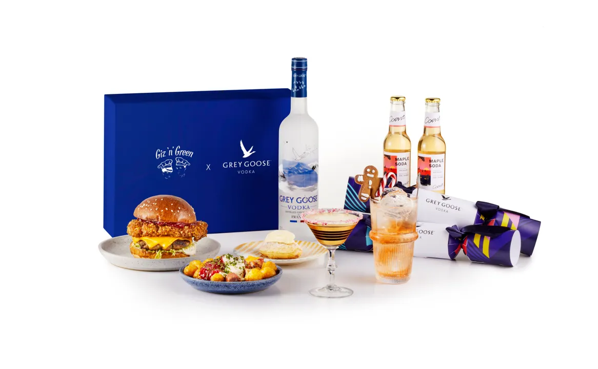 CELEBRATE WITH ONLY THE BEST THIS SEASON:
GREY GOOSE® VODKA X GIZ ‘N’ GREEN LAUNCH THE FRIENDSMAS FEAST