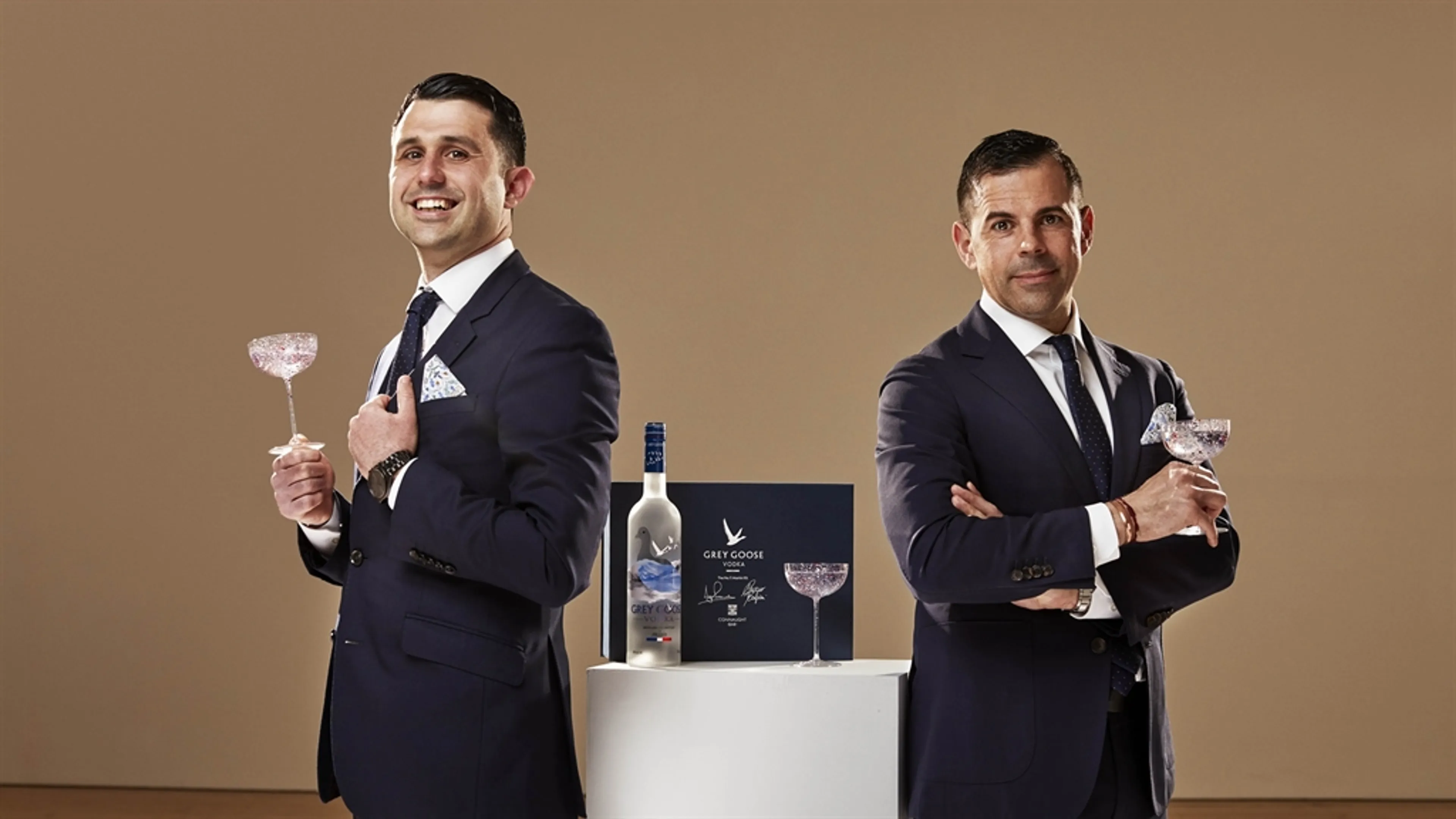 GREY GOOSE® VODKA and the Connaught Bar's Ago Perrone and Giorgio Bargiani Launch Exclusive No.11 MARTINI Cocktail Kits in Partnership with Saatchi Gallery to Celebrate the Art of Mixology