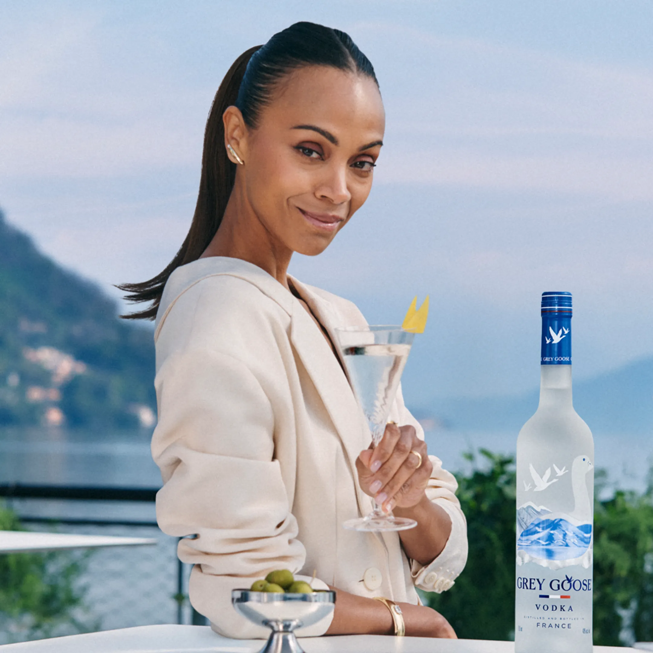 GREY GOOSE® Vodka Debuts "GREY GOOSE HÔTEL," a New Global Campaign Starring Zoe Saldaña