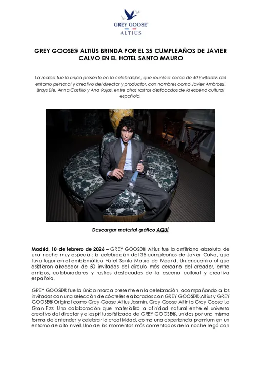 NdP_GREY GOOSE BRINDA POR EL 35 CUMPLEANŽOS DE JAVIER CALVO EN EL HOTEL SANTO MAURO.docx