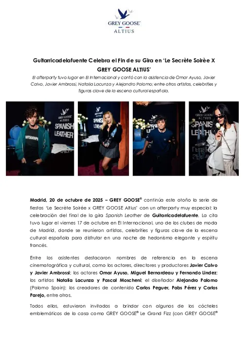 NdP_GUITARRICADELAFUENTE CELEBRA EL FIN DE SU GIRA EN ‘LE SECREĢTE SOIREģE X GREY GOOSE ALTIUS’.docx.pdf