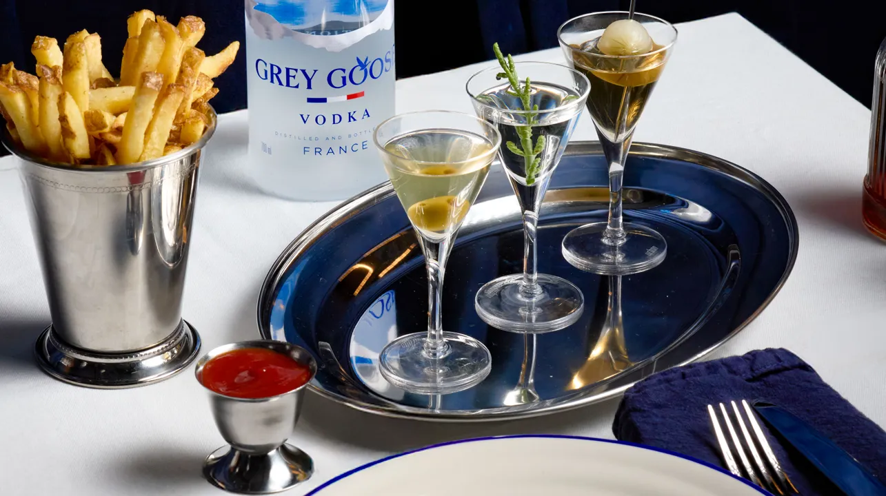 GREY GOOSE Reimagines the Late-Night Chippy with Luxe MARTINI Cocktails & Frites Pop-Up in Soho